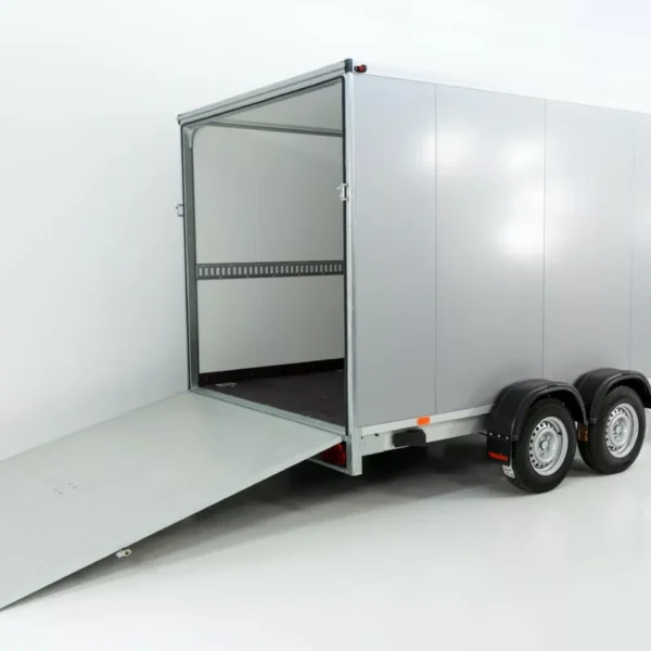 Vezeko Kofferanhänger 204x405cm Höhe:205cm 2,7t|Rampe|silber
