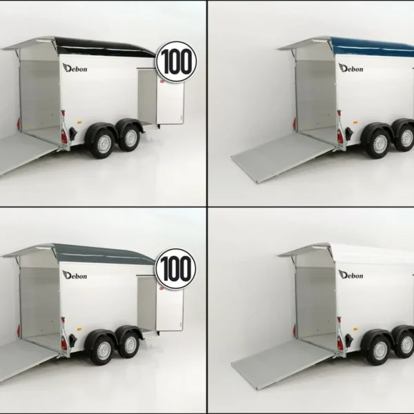 Debon Kofferanhänger C500 164x300cm H:200cm 2,6t|Alu|Polybug|Tür
